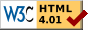 W3C - Valid zu HTML 4.01 Transitional!